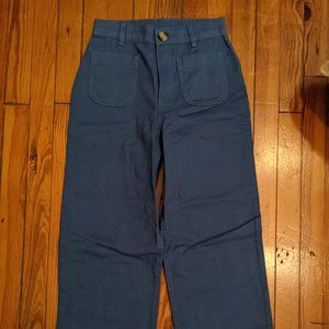 Monki "Nicola" High-Waisted Straight Leg Trousers
